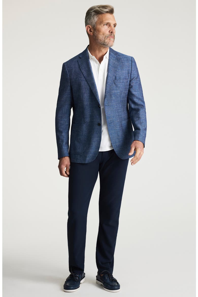 Matteo Marled Wool Blend Sport Coat, Alternate, color, NAVY