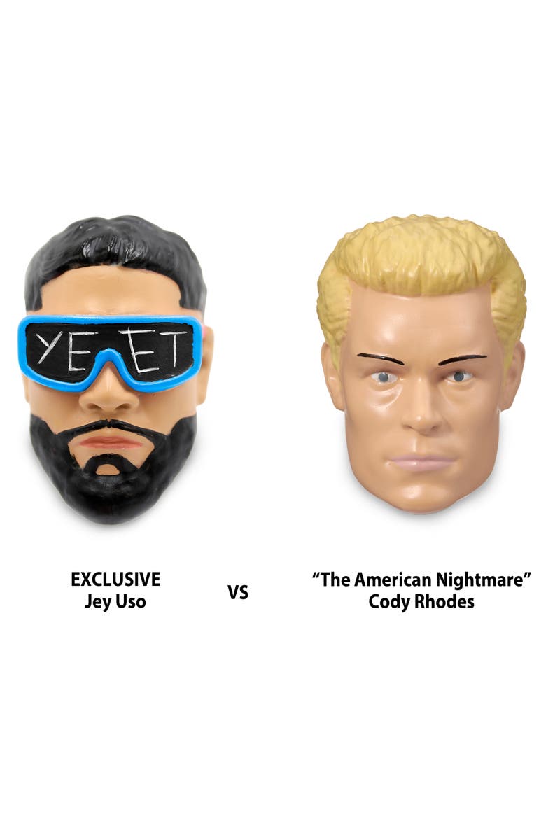 Thumb War Cody Rhodes vs Jey Uso, 1.5 Inch Figures, Alternate, color, Multicolored