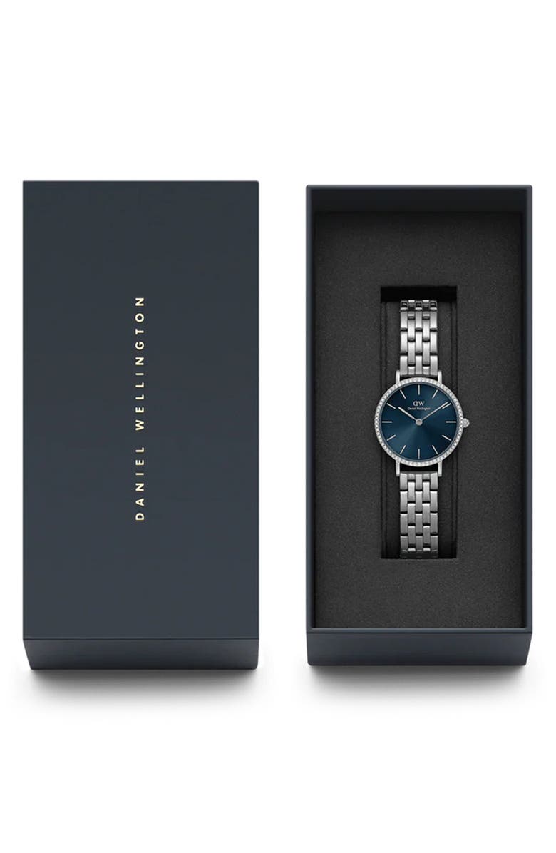 Daniel Wellington Petite Lumine Bracelet Watch, 28mm, Alternate, color, Silver