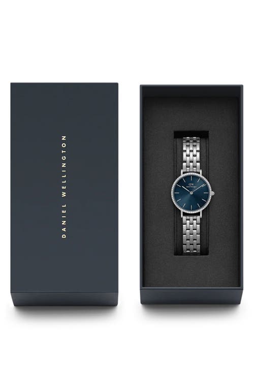 Daniel Wellington Unisex Analog Silver-tone Stainless Steel Watch, 28mm In Metallic