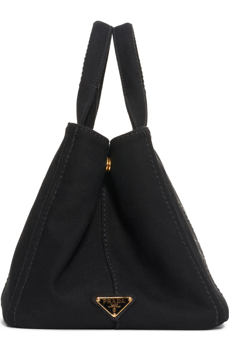 Prada Medium Canapa Canvas Tote, Alternate, color,
