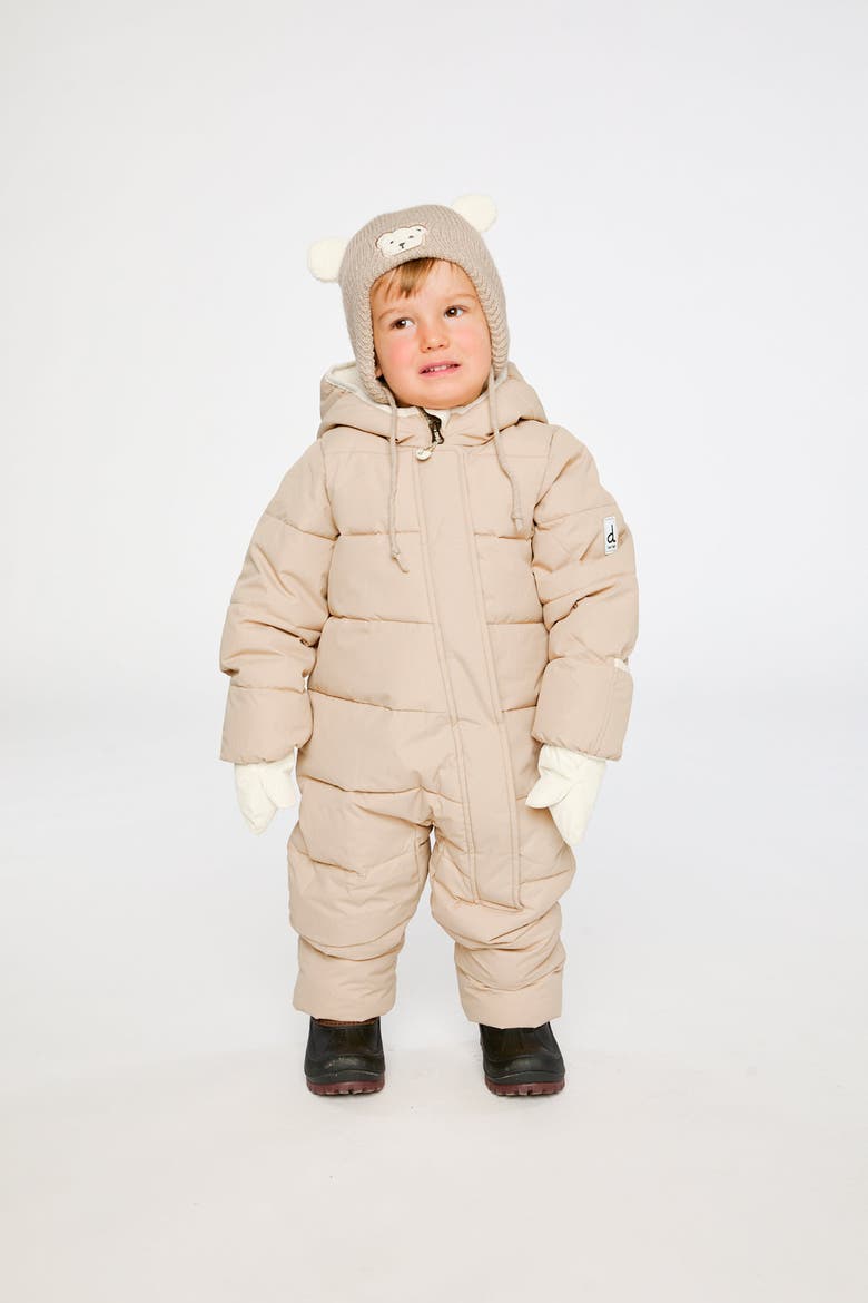 Cloud PrimaLoft Car Seat One Piece Snowsuit, Alternate, color, Beige