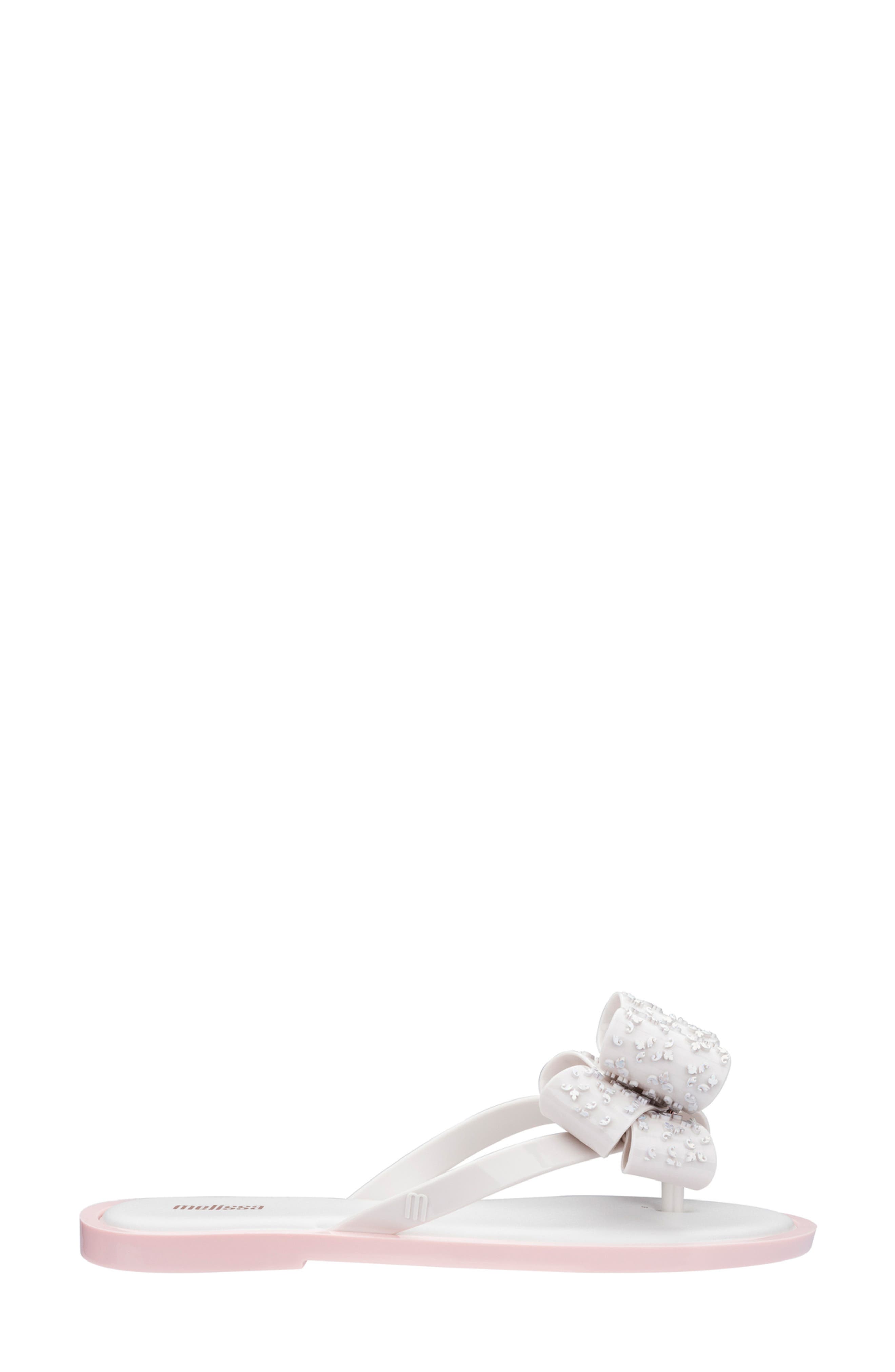 Sweet Flip Flop, Alternate, color, WHITE/ PINK