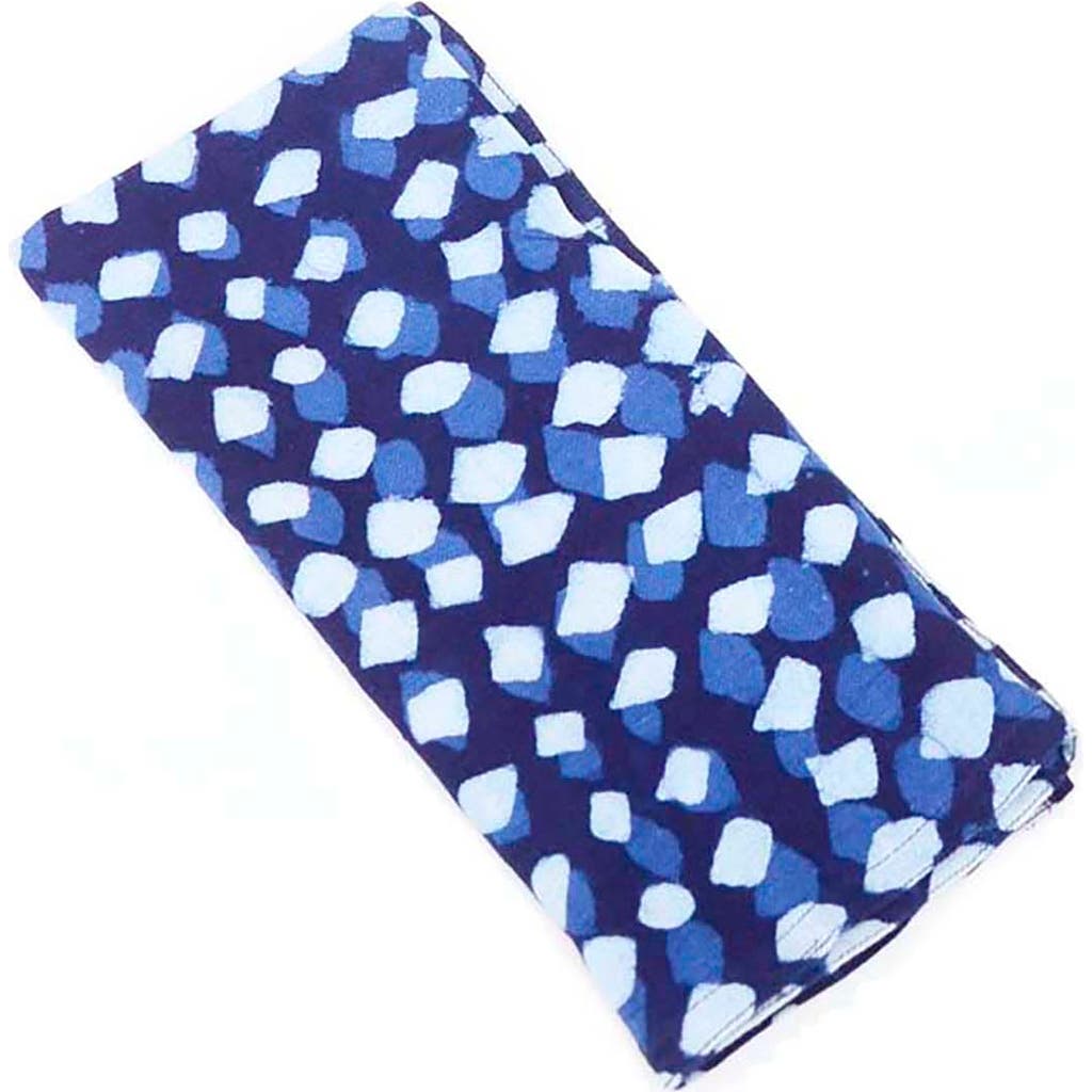 Ichcha Artisan Printed Cloth Napkins In Blue