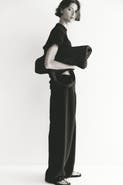 H&M Creased Barrel-leg Pants