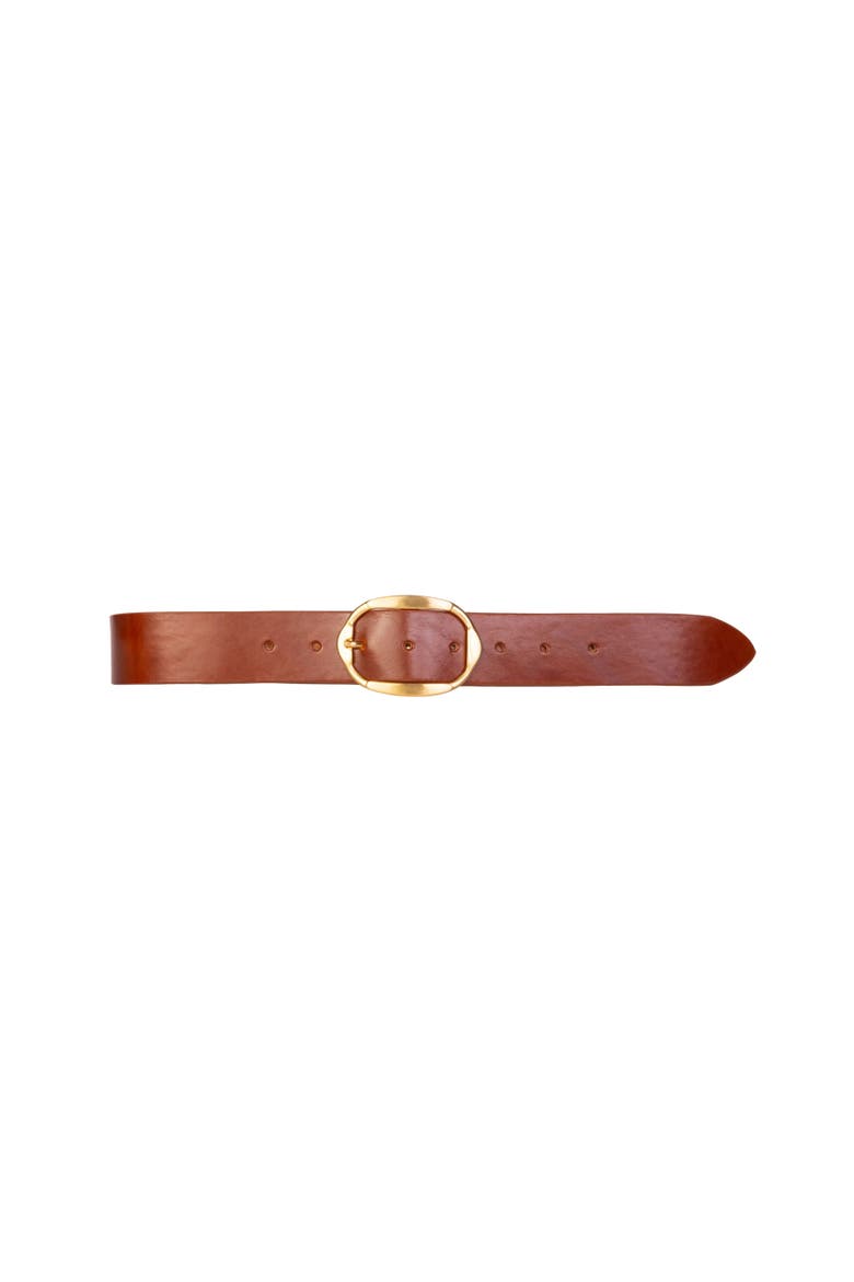 Dune Belt, Main, color, Cappucino Leather / Silver