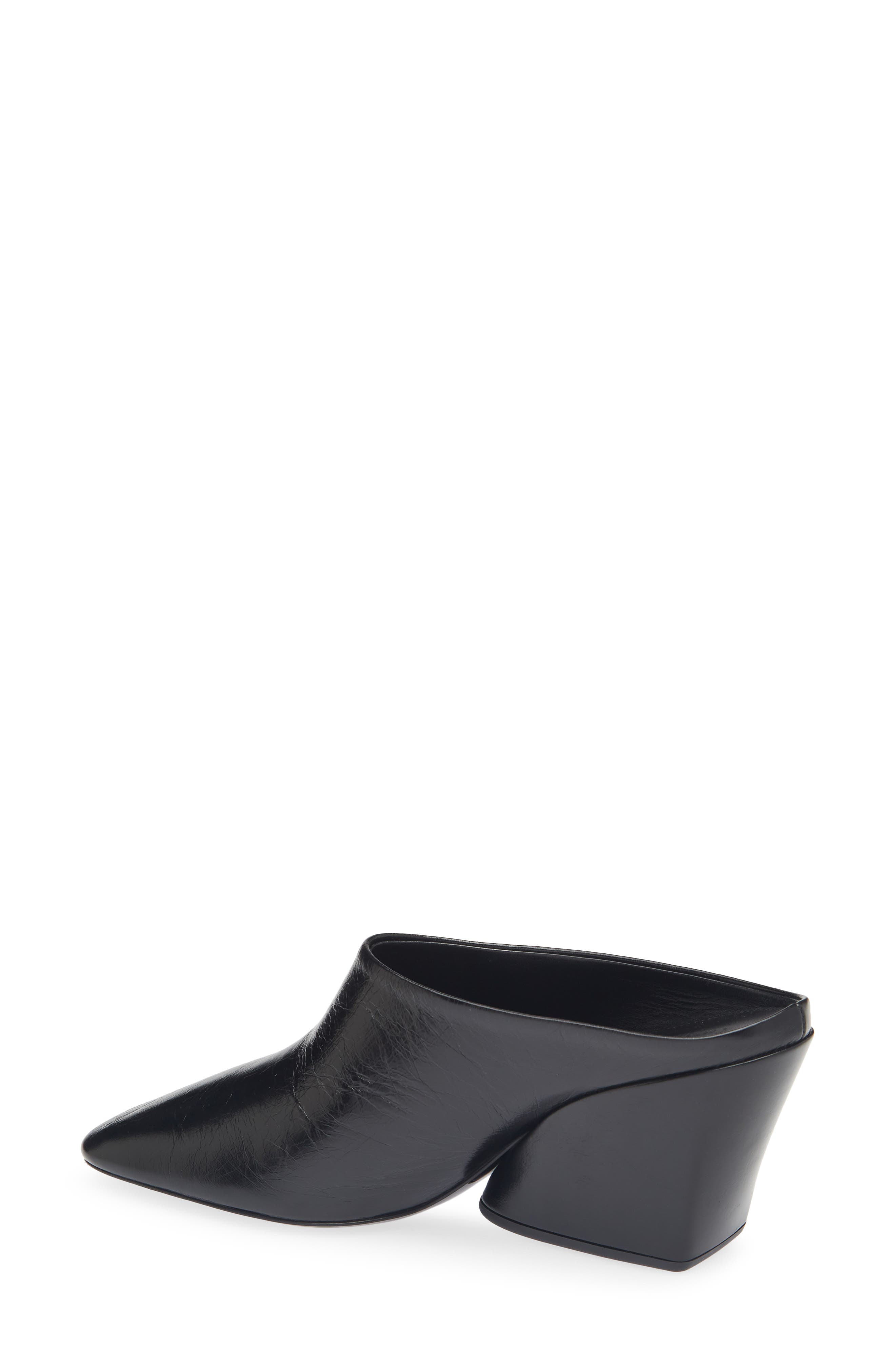 Proenza Schouler Slant Mule, Alternate, color, Black