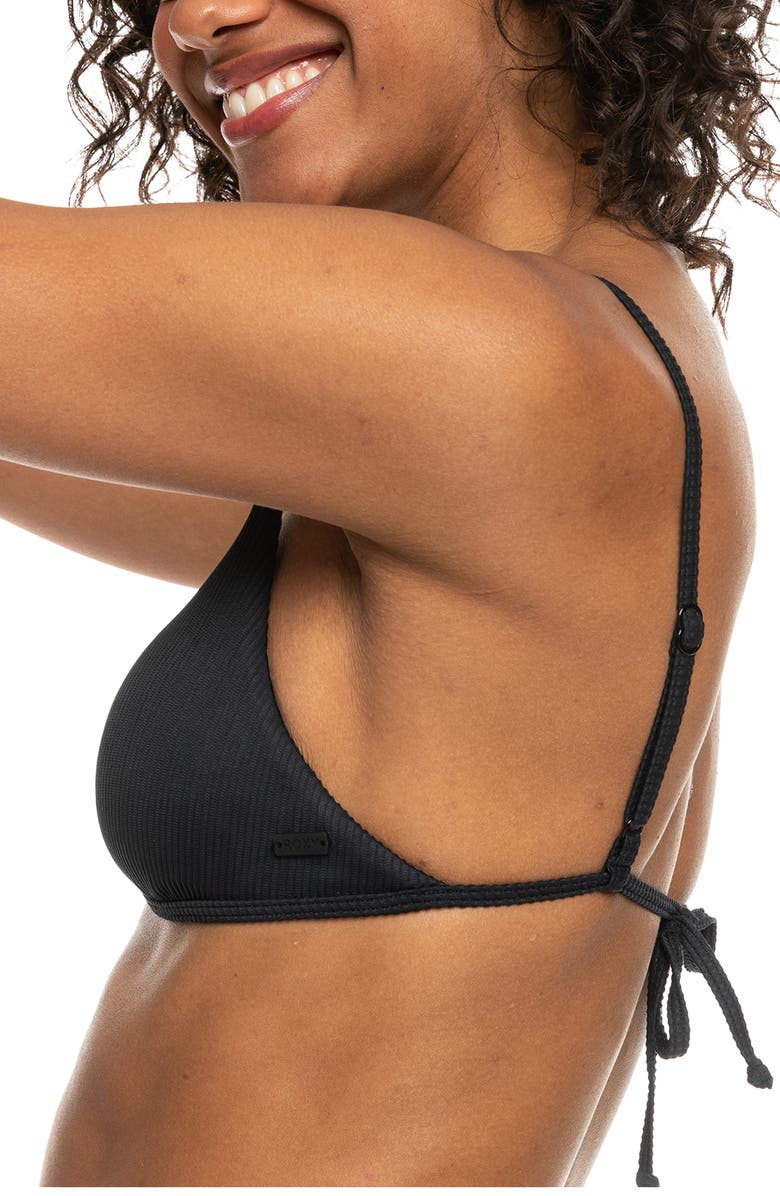 Roxy Love the Quiver Triangle Bikini Top, Alternate, color,