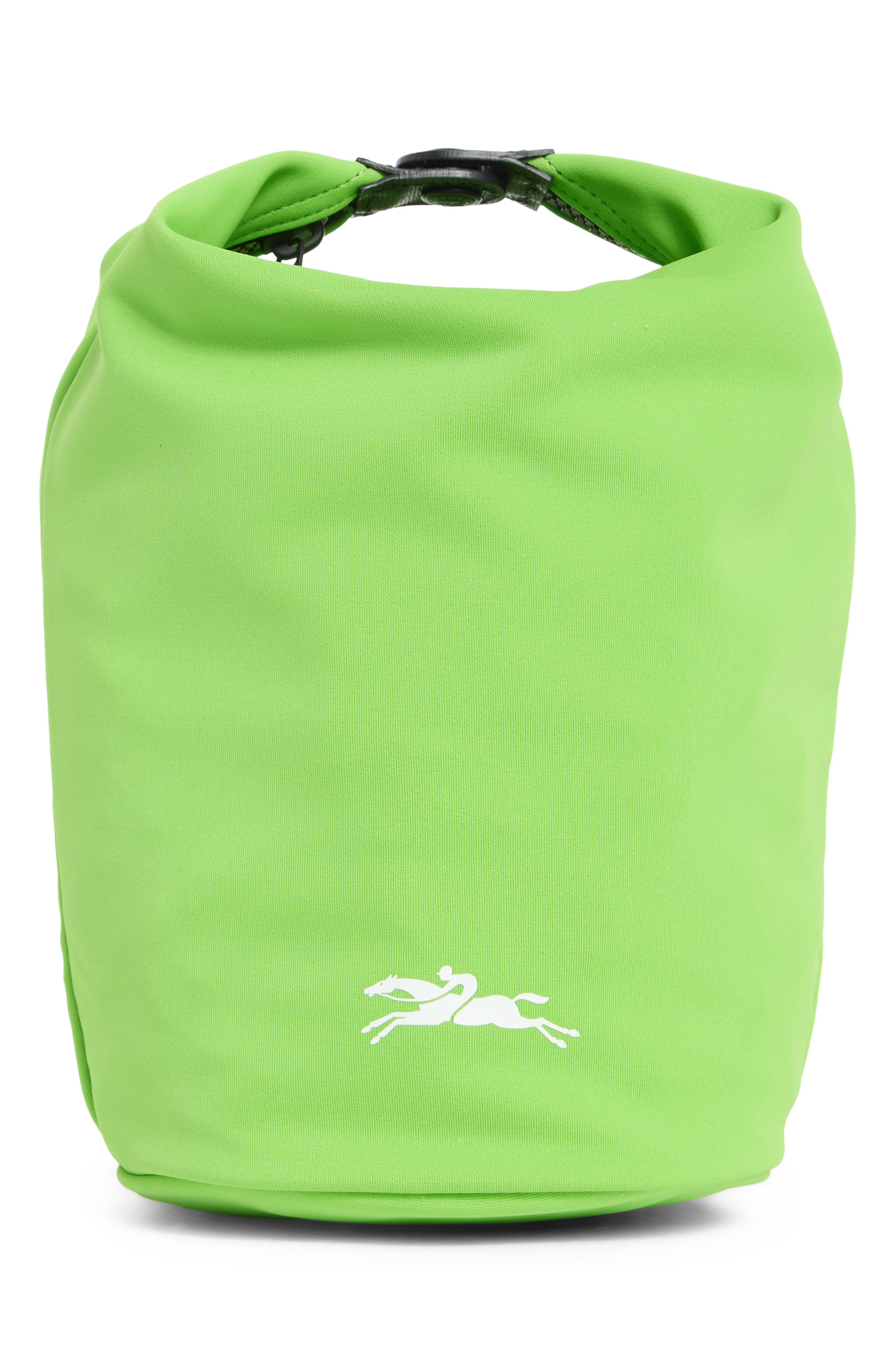 Longchamp Scuba Zip Pouch, Main, color, Green Light