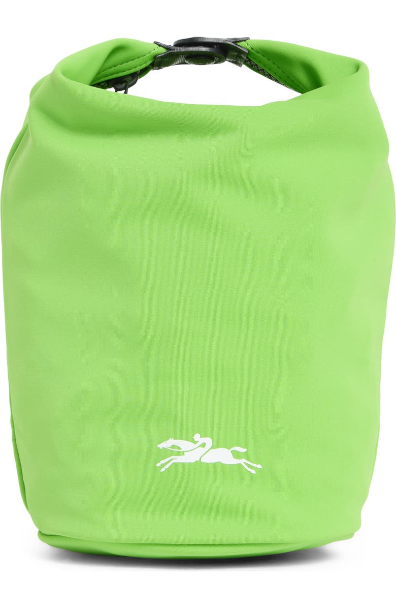 Longchamp Scuba Zip Pouch, Main, color, Green Light