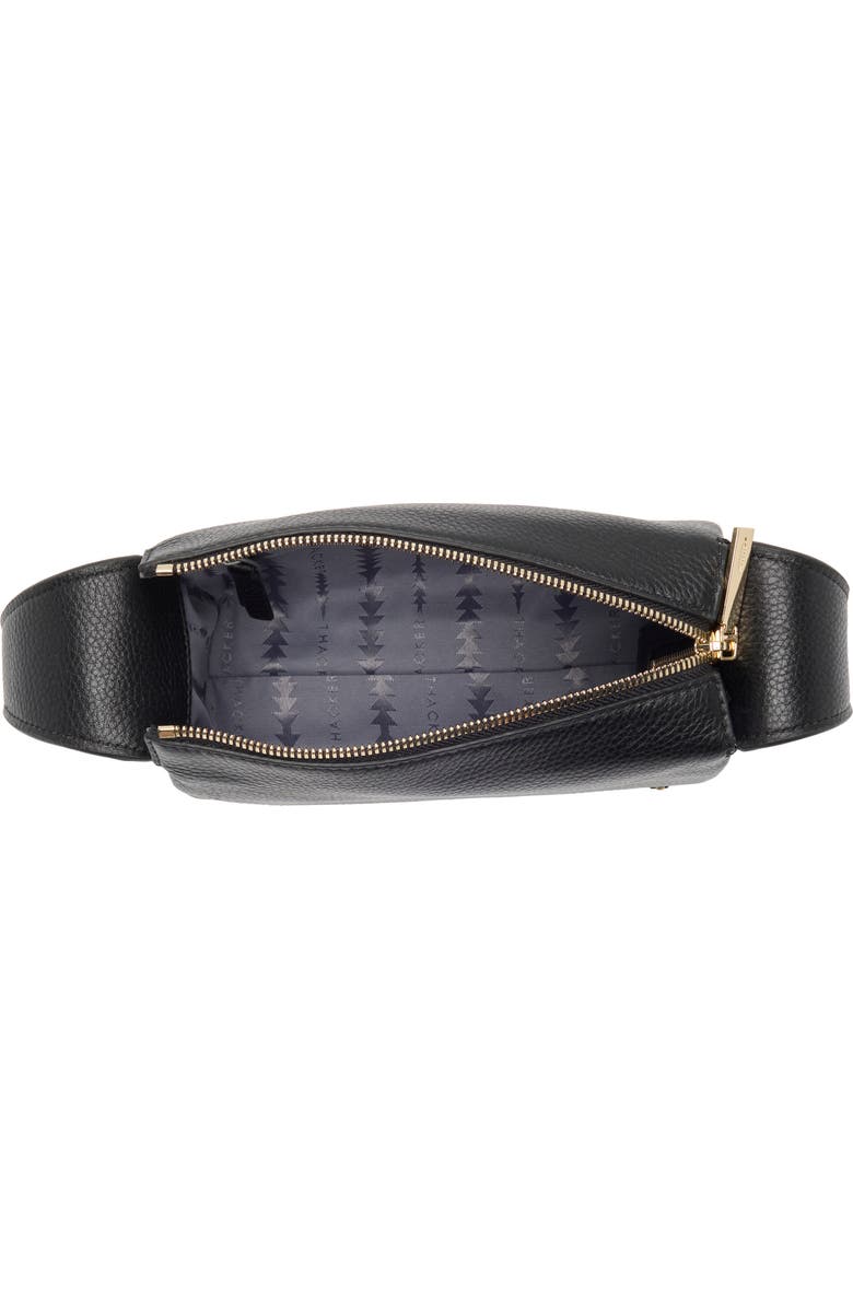 Thacker Ashley Leather Crossbody Bag, Alternate, color, Black