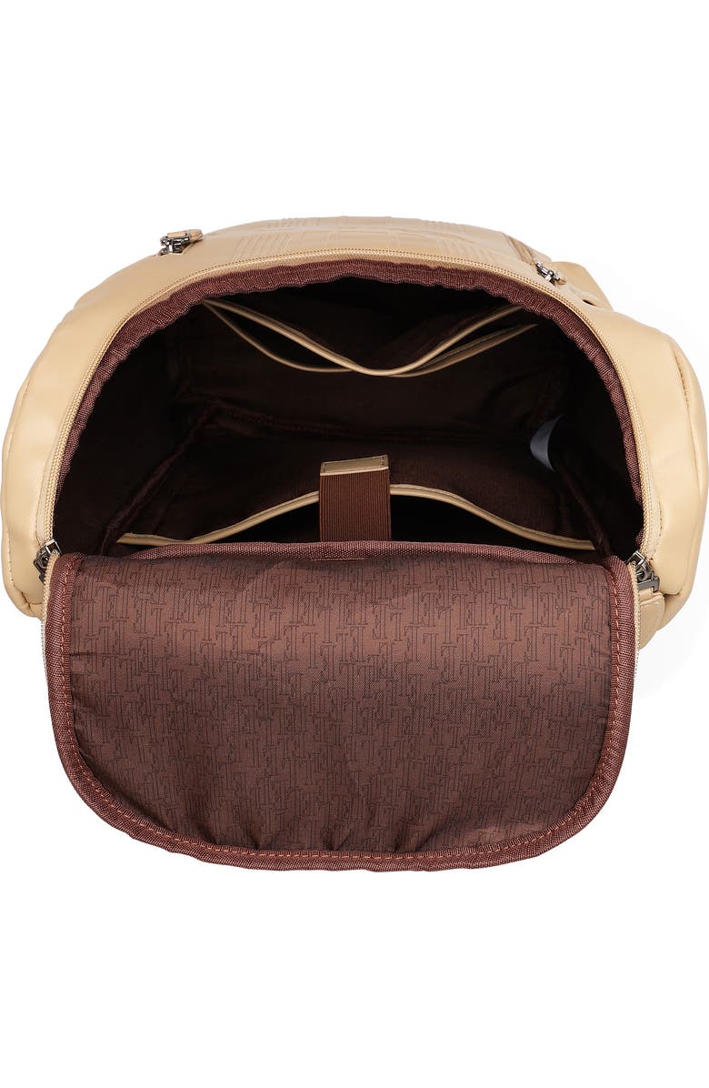 ELLE Roamer 22L Vegan Leather Backpack, Alternate, color, Nude