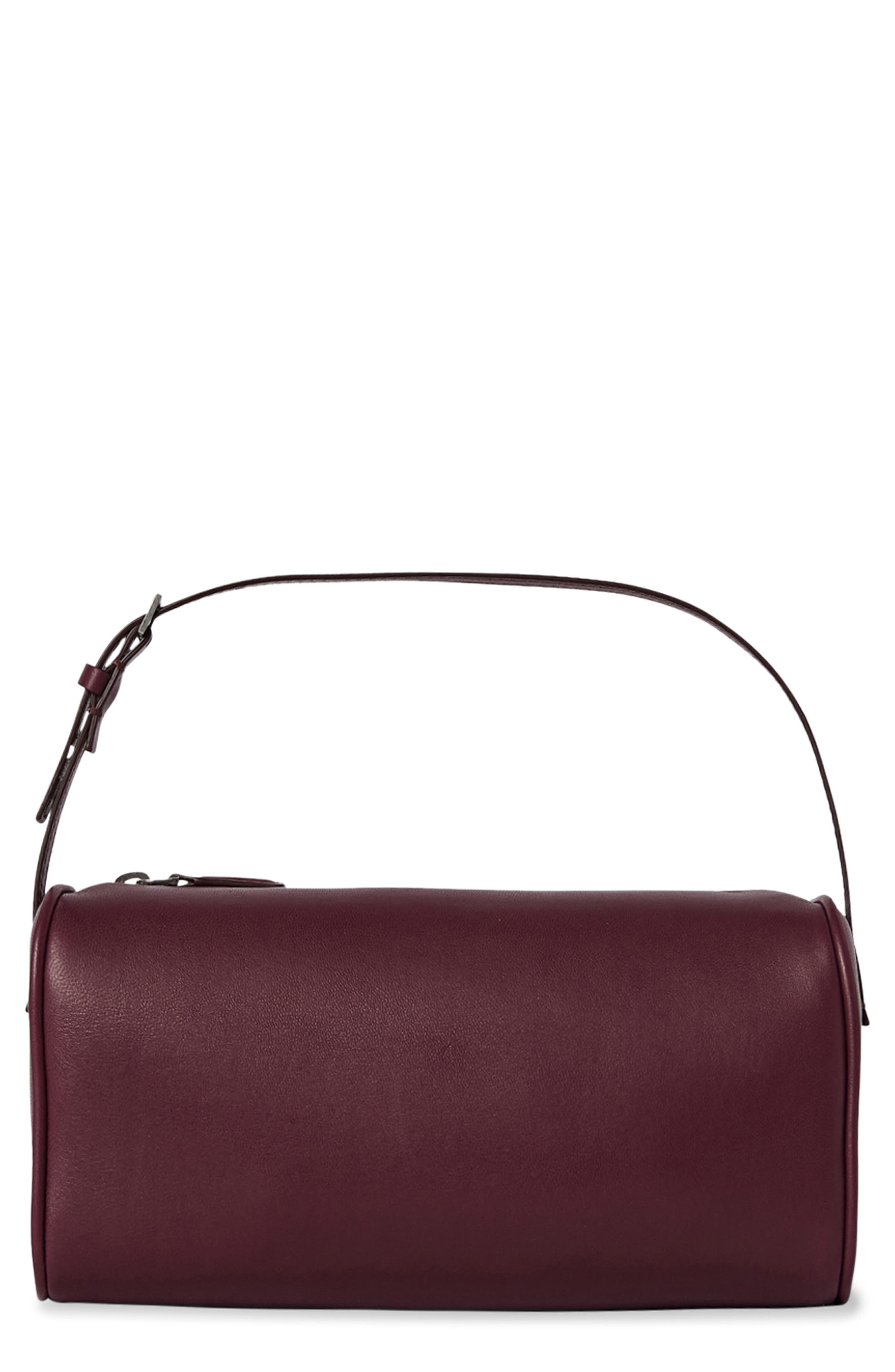 The Row '90s Leather Baguette Bag, Main, color, 