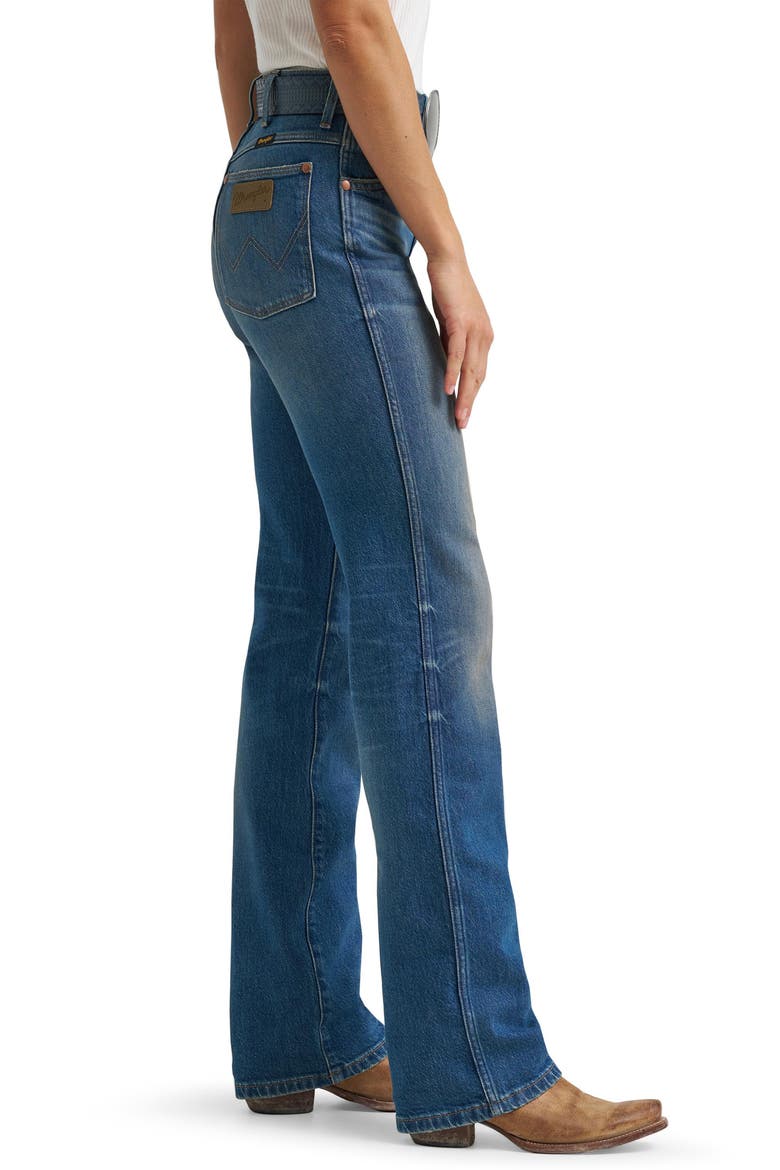 Wrancher High Waist Bootcut Jeans, Alternate, color, FLOWER CHILD