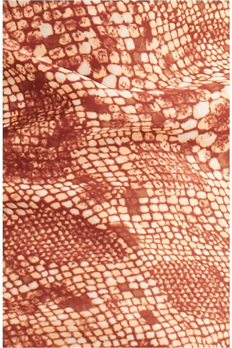 Normani Leopard Print Bias Cut Midi Skirt, Alternate, color, DESERT PEACH COMBO