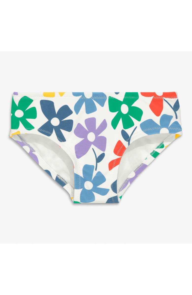 Primary Kids Swim Bikini Bottom In Rainbow Blooms, Main, color, Multi Spring Blooms