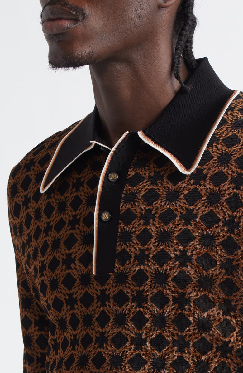 AMIRI MA Quad Polo Sweater, Alternate, color,