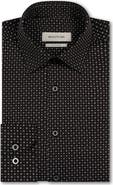 Bugatchi James OoohCotton® Geometric Print Button-Up Shirt
