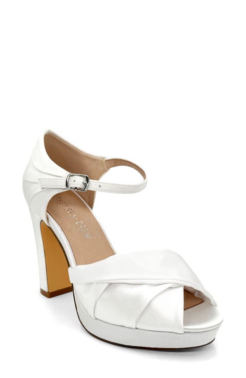 Gloria Platform Peep Toe Pump (Women)