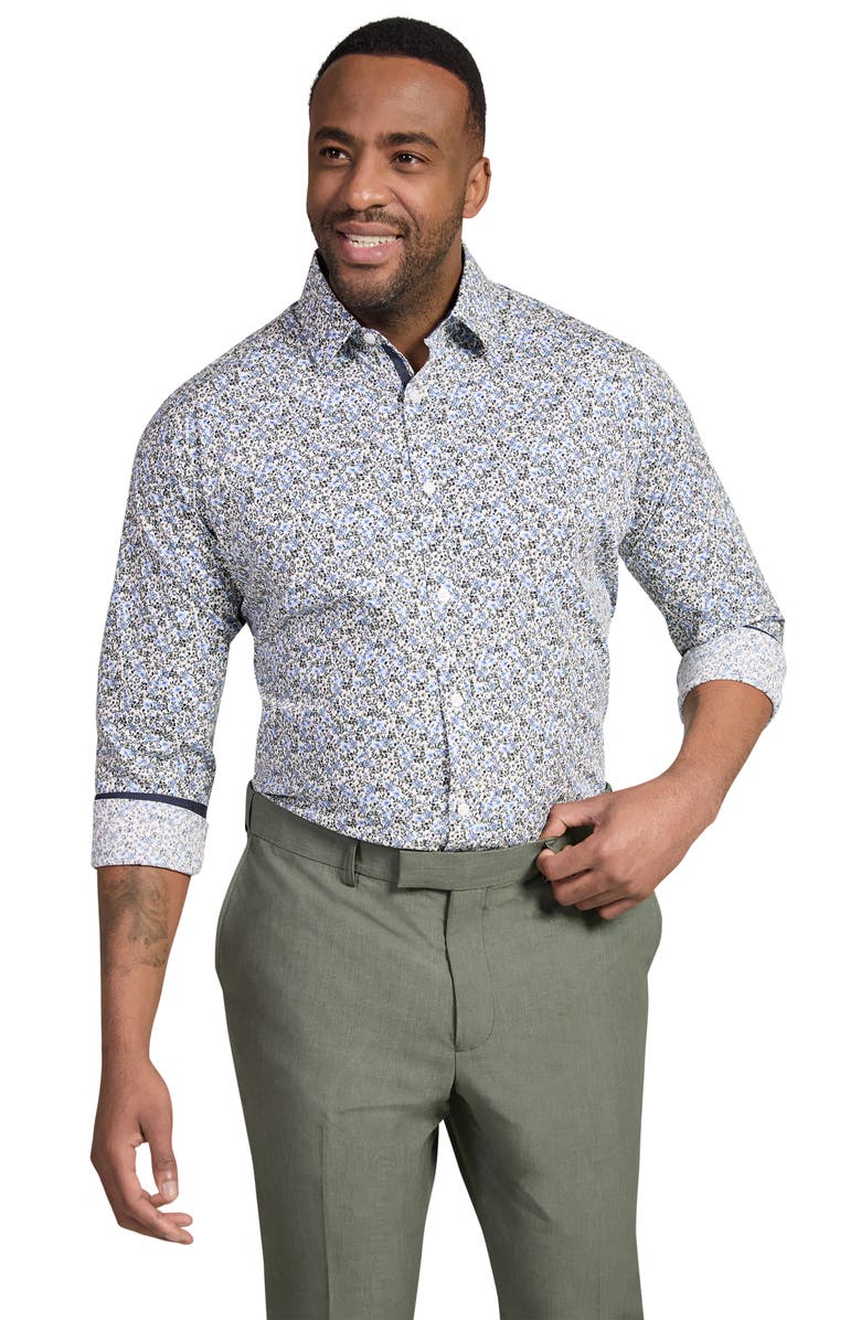 Johnny Bigg Seville Floral Stretch Button-Up Shirt, Alternate, color, 