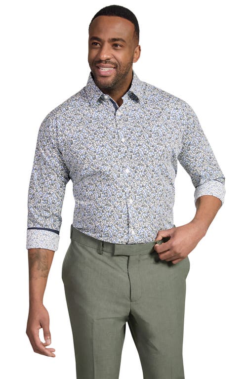 JOHNNY BIGG JOHNNY BIGG SEVILLE FLORAL STRETCH BUTTON-UP SHIRT