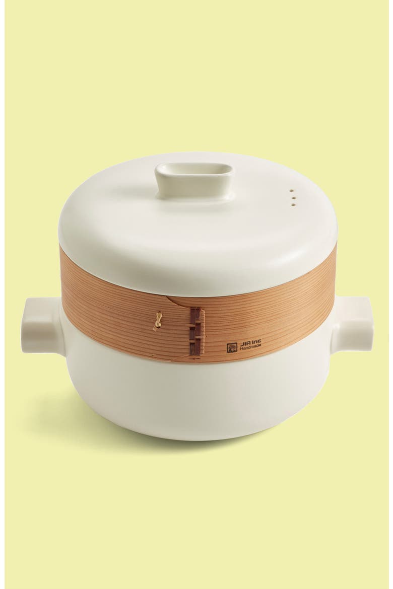 Ceramic Steamer Set, Main, color, WHITE