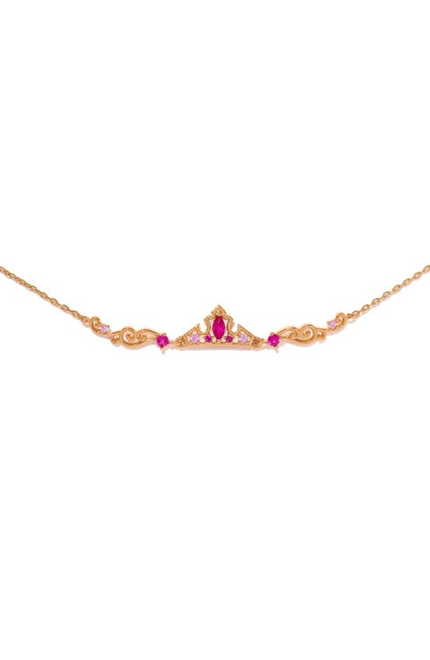Kids' Disney Aurora Crown Bracelet
