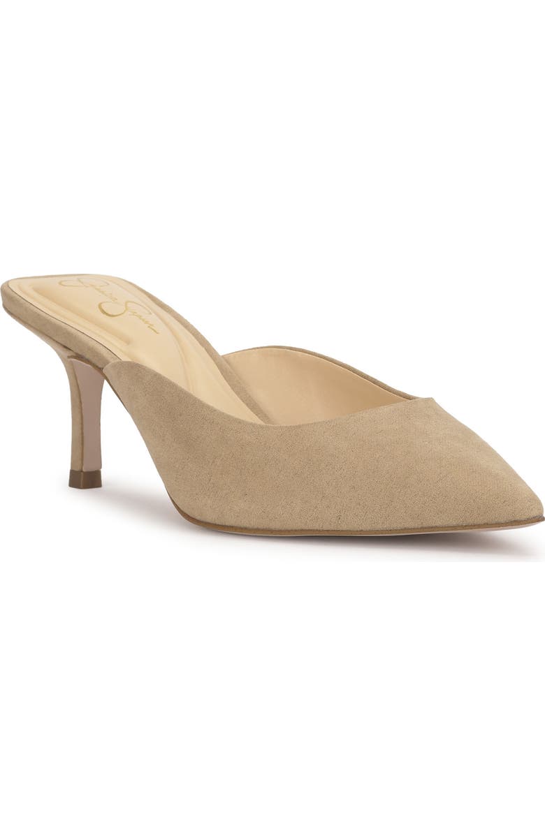 Jessica Simpson Belvaen Pointed Toe Mule, Main, color, Brown