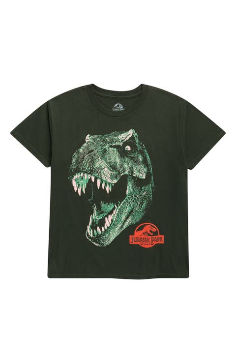 Kids' Jurassic Park Cotton Graphic T-Shirt