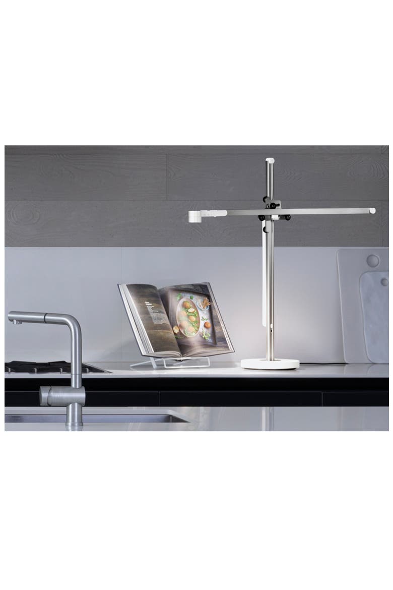 Lightcycle™ Task Light, Alternate, color, WHITE/ SILVER