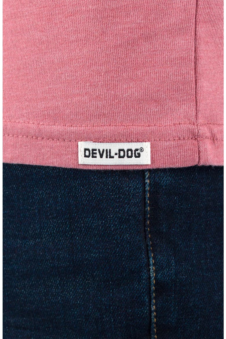 Burnout Henley, Alternate, color, WITHERED ROSE