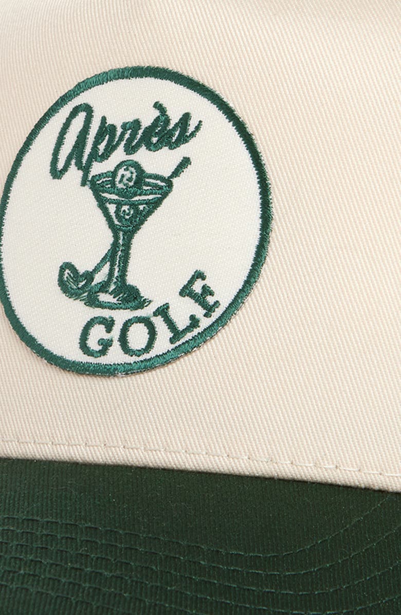 KenzKustomz Après Golf Snapback Baseball Cap, Alternate, color, Green