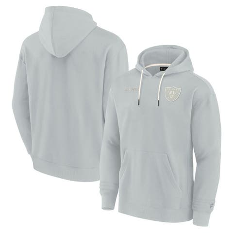 Unisex Fanatics Signature Gray Las Vegas Raiders Elements Super Soft Fleece Pullover Hoodie