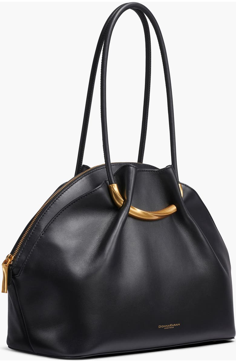 Donna Karan New York Oxford Satchel, Alternate, color, Blk/Gold