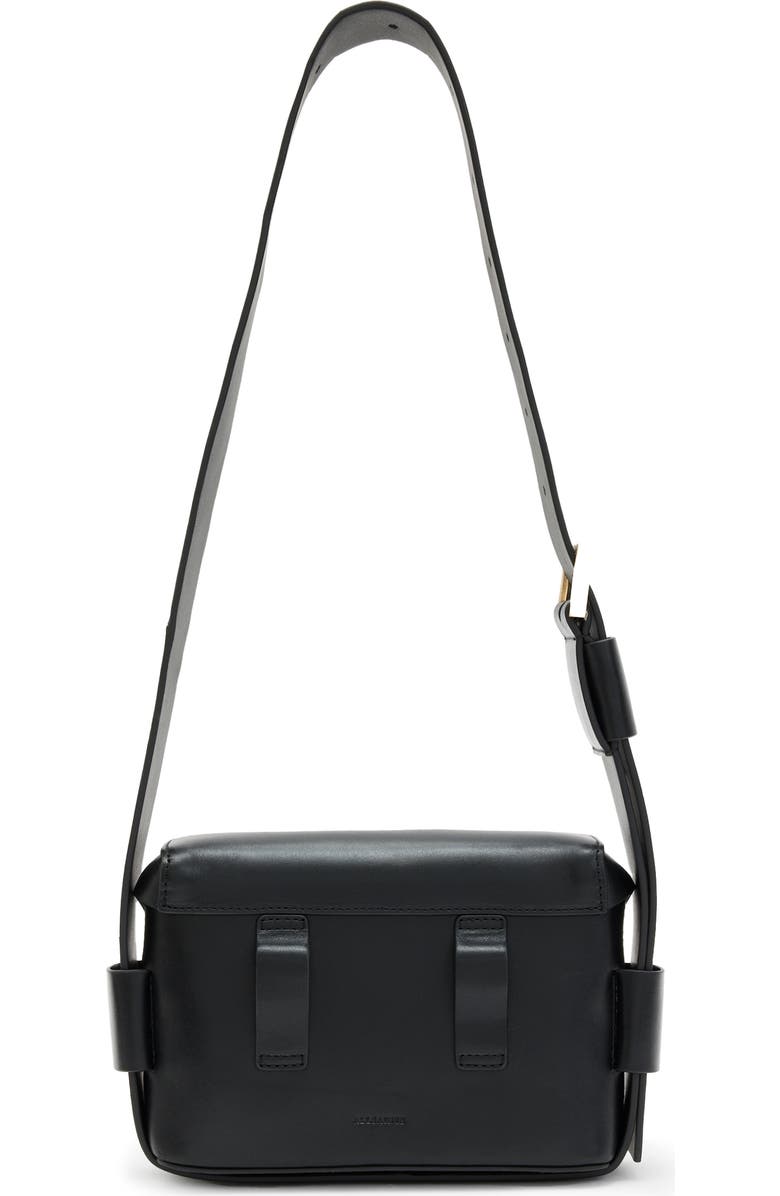 AllSaints Frankie Leather Crossbody Bag, Alternate, color,