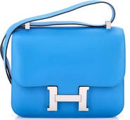 Pre-Owned Hermes Constance Bag Evercolor 24