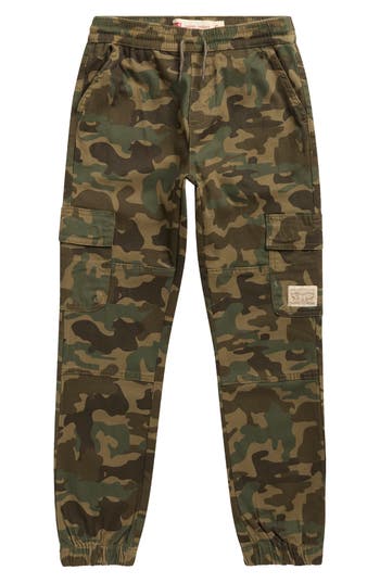 Levi's® Kids' Relaxed Cargo Joggers In Brown