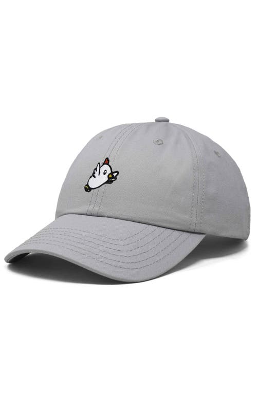 DALIX DALIX CHICKEN EMBROIDERED COTTON CAP 