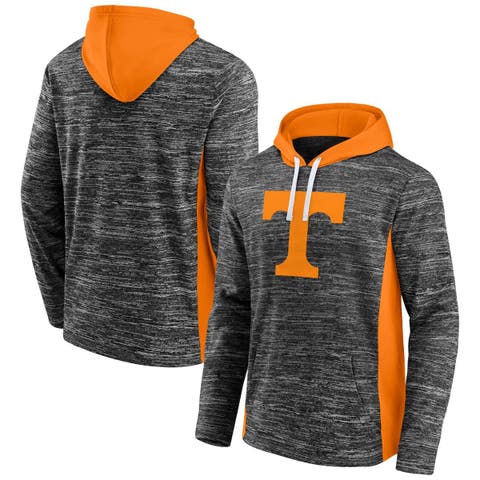 Men's Fanatics  Heather Charcoal Tennessee Volunteers Chiller Instant Replay Fleece Pullover Hoodie