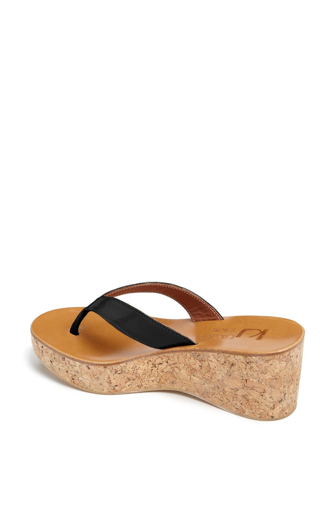 K.Jacques St. Tropez 'Diorite' Wedge Sandal, Alternate, color, 