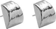 ARGENTO VIVO Hammered Post Stud Earrings