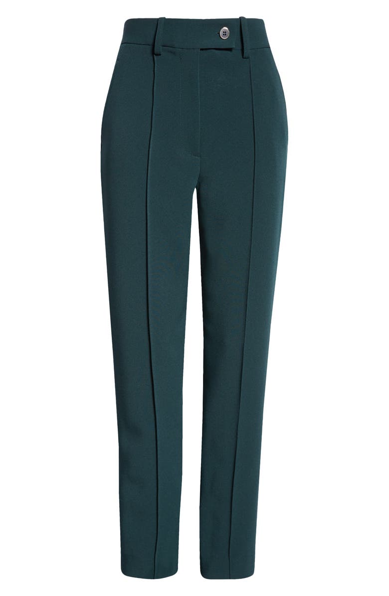 ST. JOHN High Waist Stretch Cady Ankle Pants, Alternate, color, 