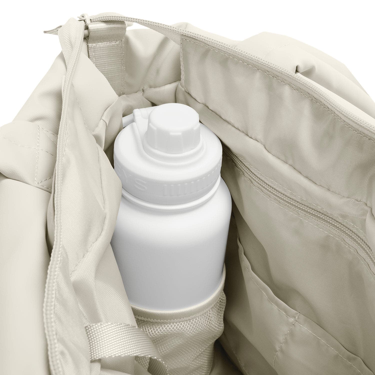 Heys The Puffer Tote Bag, Alternate, color, Off-White