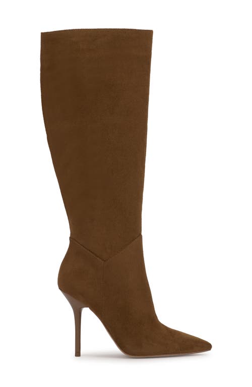 Jessica Simpson Womens Lovienn Stiletto Knee High Dress Boots Regular Wide Calf In Brown