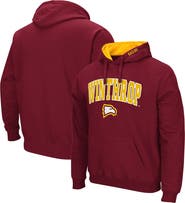 COLOSSEUM Men's Colosseum Red Winthrop Eagles Arch and Logo Pullover Hoodie