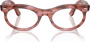 Ray-Ban 53mm Oval Optical Glasses