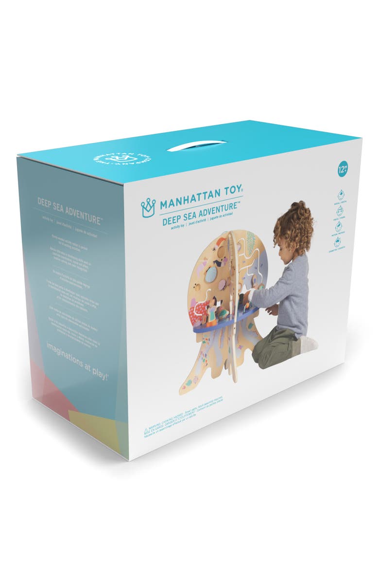 Manhattan Toy Deep Sea Adventure Wooden Activity Center, Alternate, color, Multi