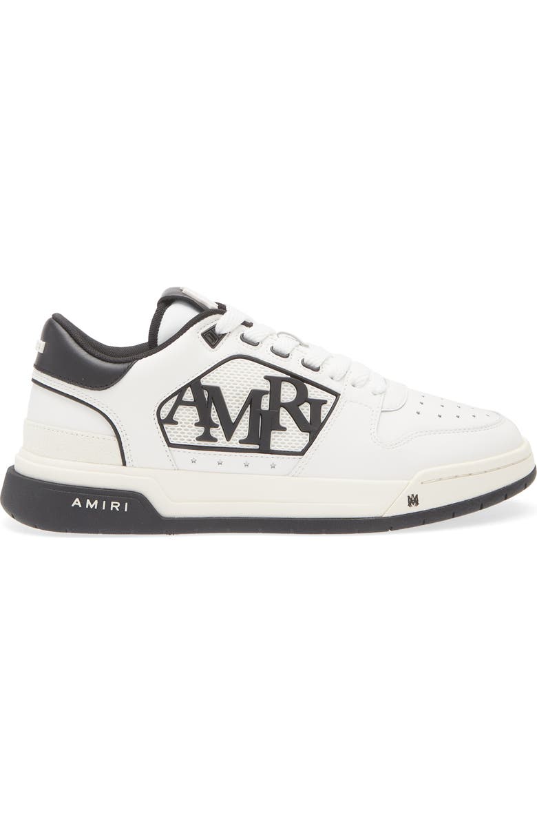 AMIRI Classic Low Top Sneaker, Alternate, color, White Black