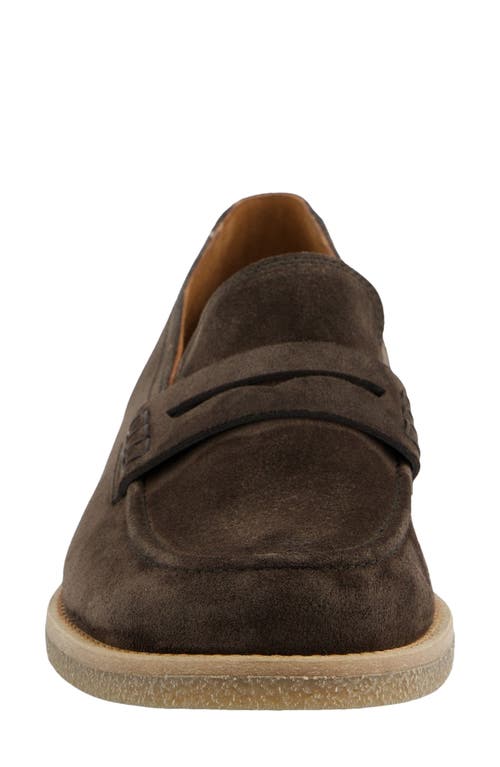 Paul Green Cohen Penny Loafer In Brown
