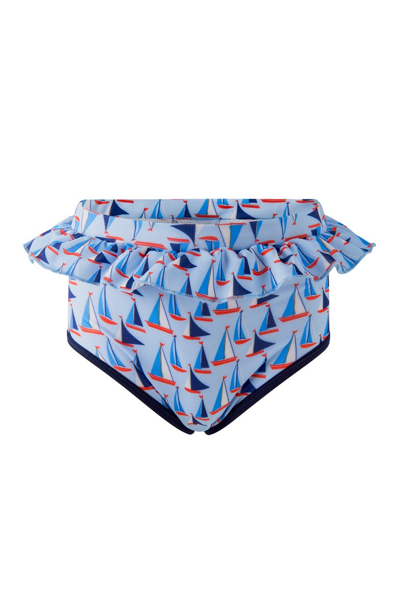 Sailboat Rashguard Set, Alternate, color, Blue